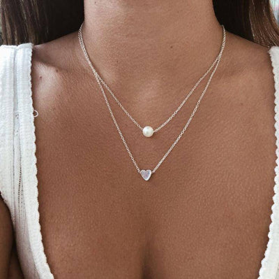 Reba 3-pieces Thin Chain Necklace Set