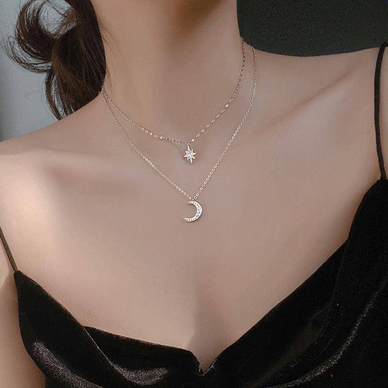 Lottie Collier étoile et lune en argent sterling 2 pièces 