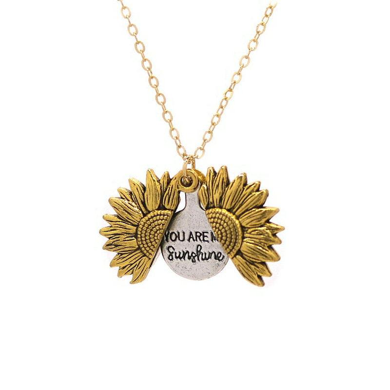 Collier Médaillon Tournesol Debbi