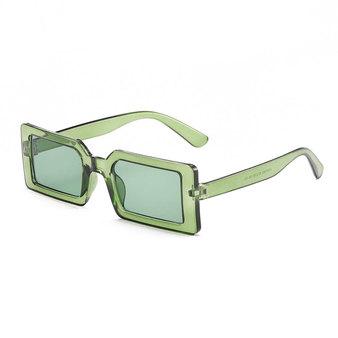 Eunice Rectangle Lens Retro Sunglasses - Hot fashionista