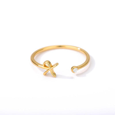 Emory Trinity Alphabet Ring