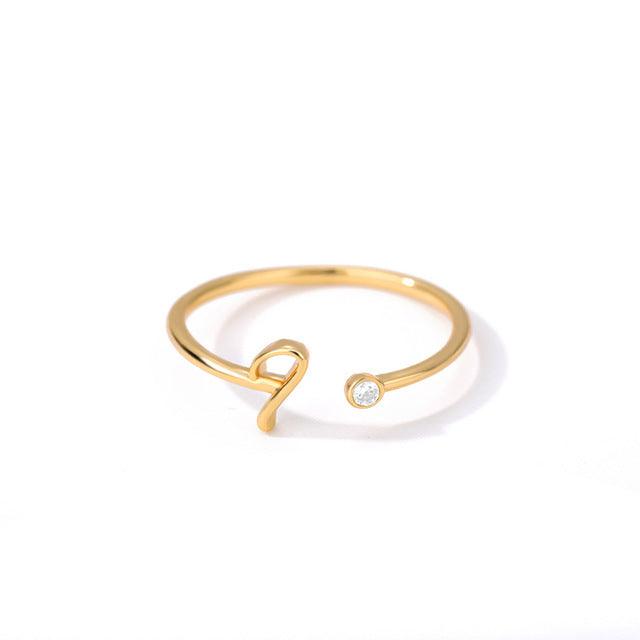 Emory Trinity Alphabet Ring