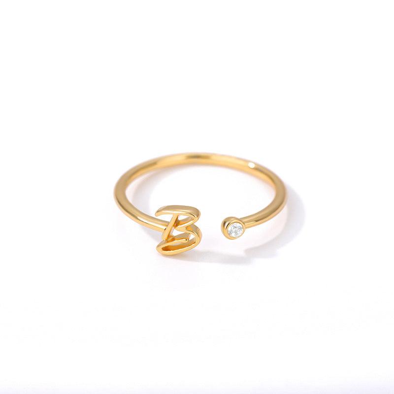 Emory Trinity Alphabet Ring