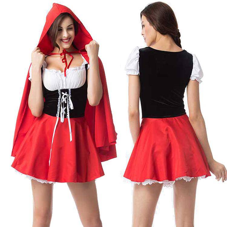 Bobbie - Robe d'Halloween à manches courtes avec cape 