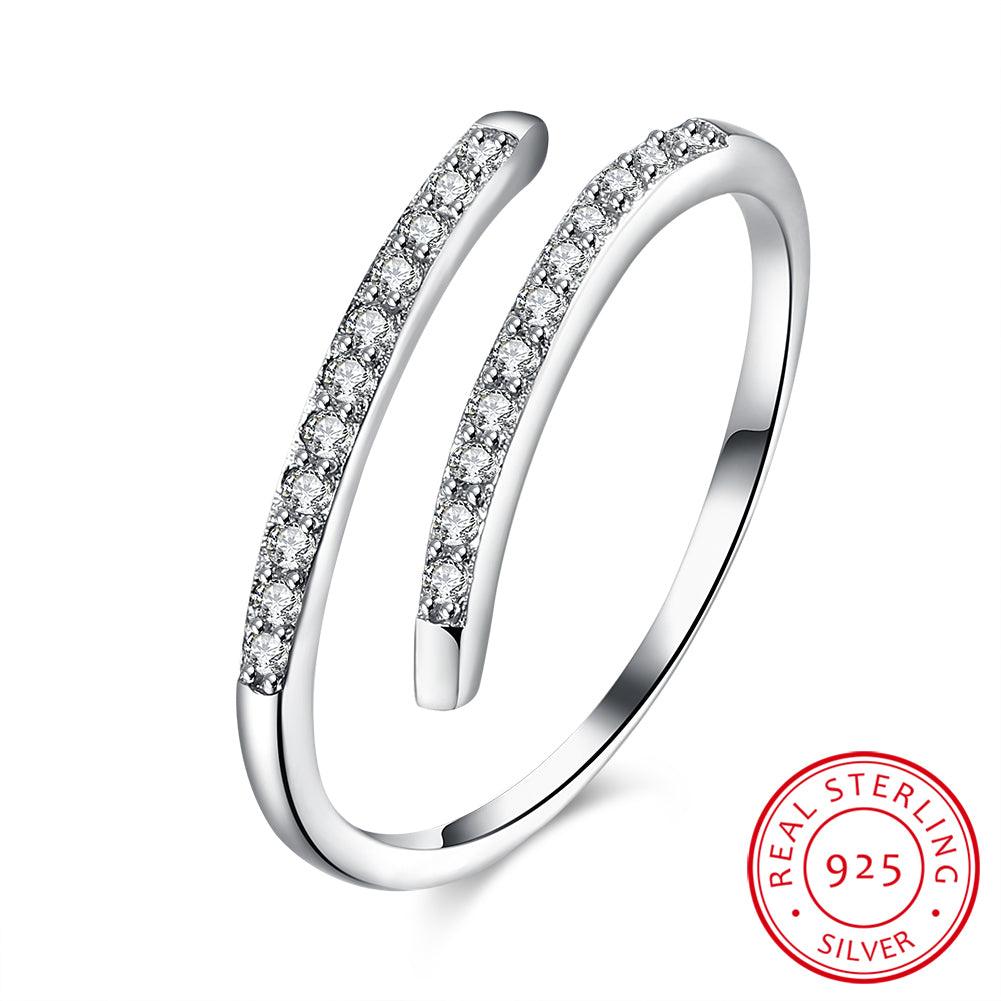 Bague Boucle Priscilla Sterling 