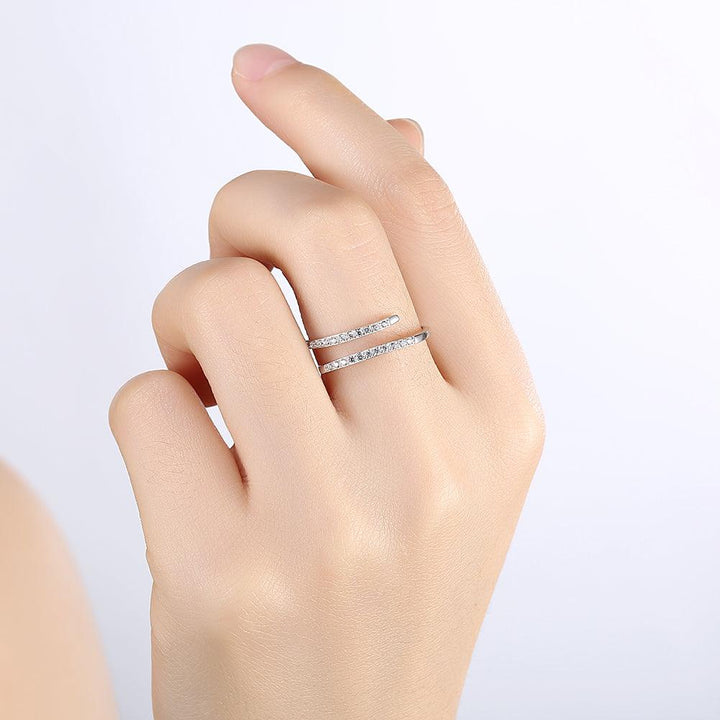 Priscilla Sterling Loop Ring - Hot fashionista