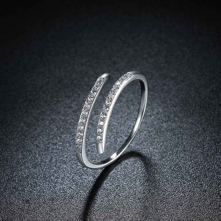 Priscilla Sterling Loop Ring - Hot fashionista