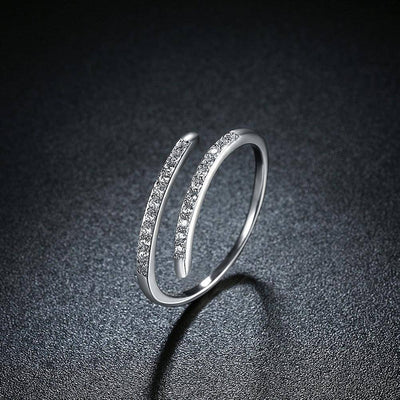 Priscilla Sterling Loop Ring