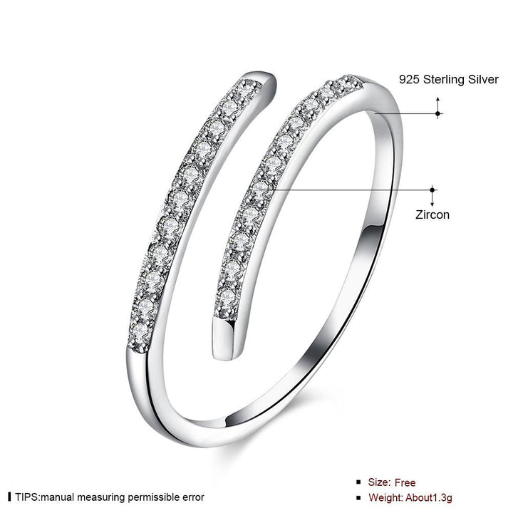 Priscilla Sterling Loop Ring - Hot fashionista