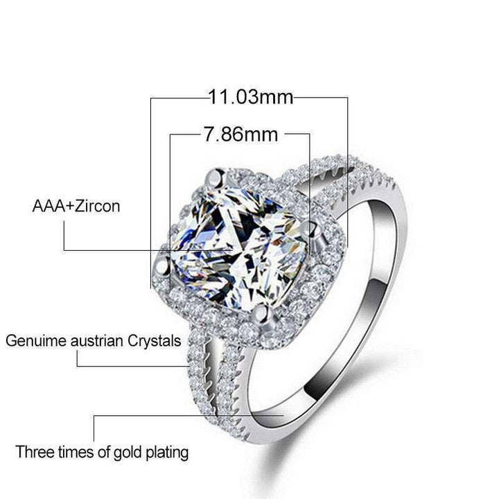 Myra Iced Diamond Ring - Hot fashionista