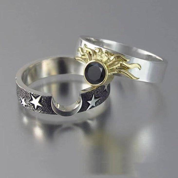 Aisha Sun and Moon Ring