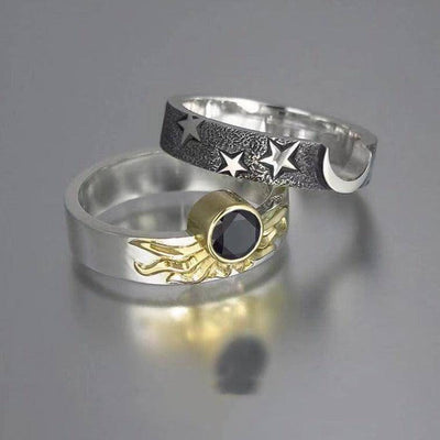 Aisha Sun and Moon Ring