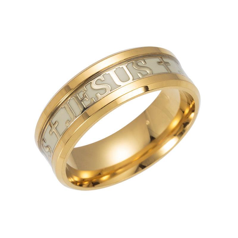 Anillo luminoso con cruz de Jesús 'Light My Way' de Carlisle