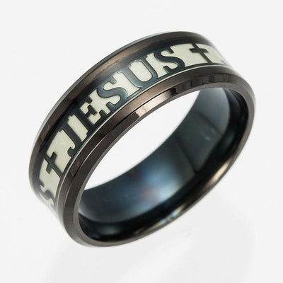 Anillo luminoso con cruz de Jesús 'Light My Way' de Carlisle