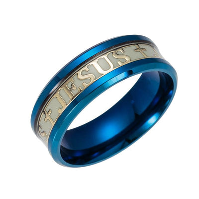 Anillo luminoso con cruz de Jesús 'Light My Way' de Carlisle