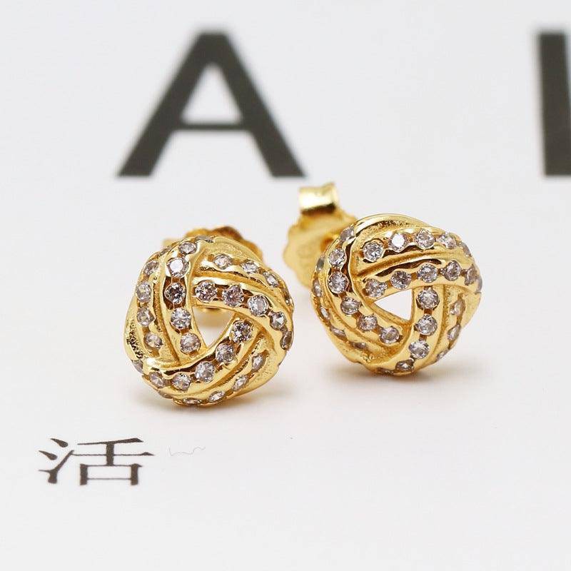 Lennon Knot Stud Earrings