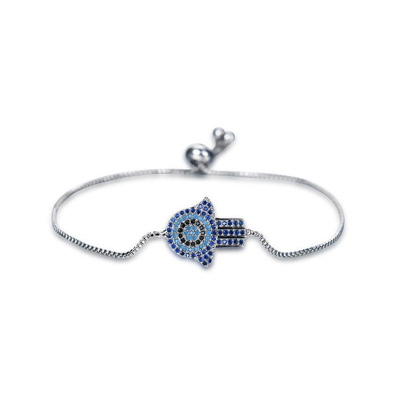 LillianZircon Adjustable Charm Bracelet