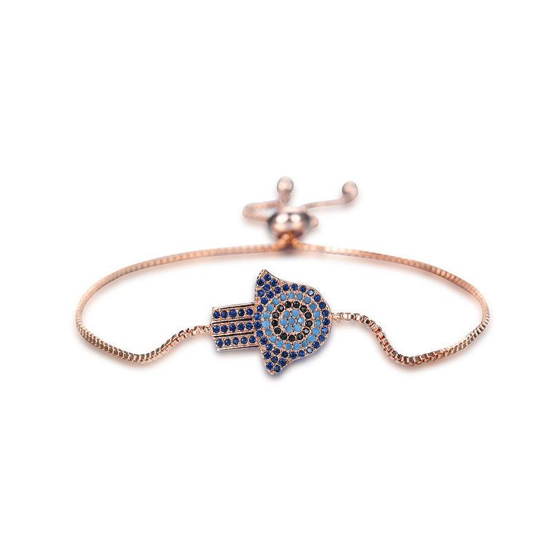 LillianZircon Adjustable Charm Bracelet