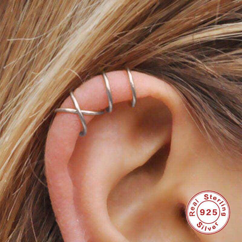 Ensemble de boucles d'oreilles en argent massif fantaisie