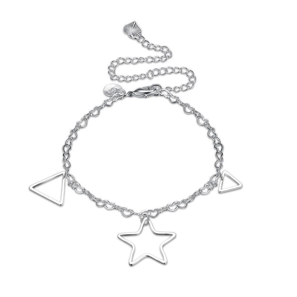 Bracelet de cheville en argent Constellation d'Isabella 