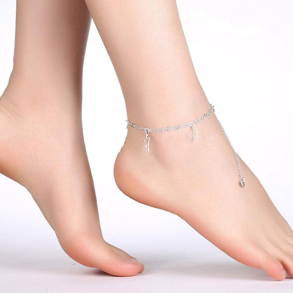 Isabella Constellation Silver Anklet