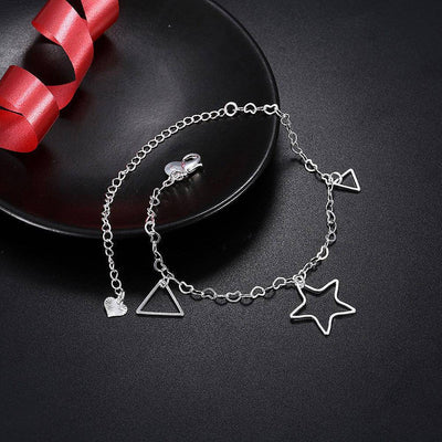 Bracelet de cheville en argent Constellation d'Isabella 