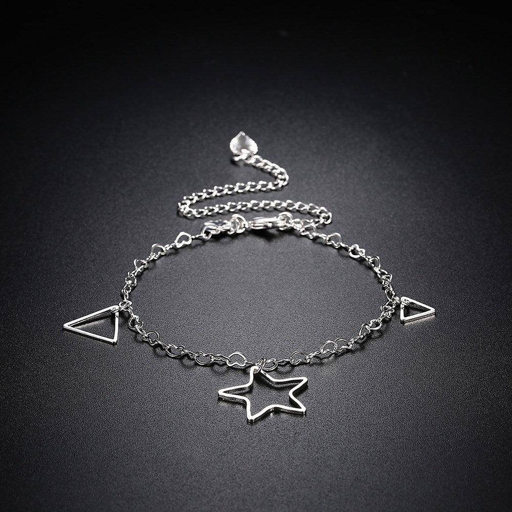 Bracelet de cheville en argent Constellation d'Isabella 