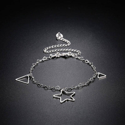 Bracelet de cheville en argent Constellation d'Isabella 