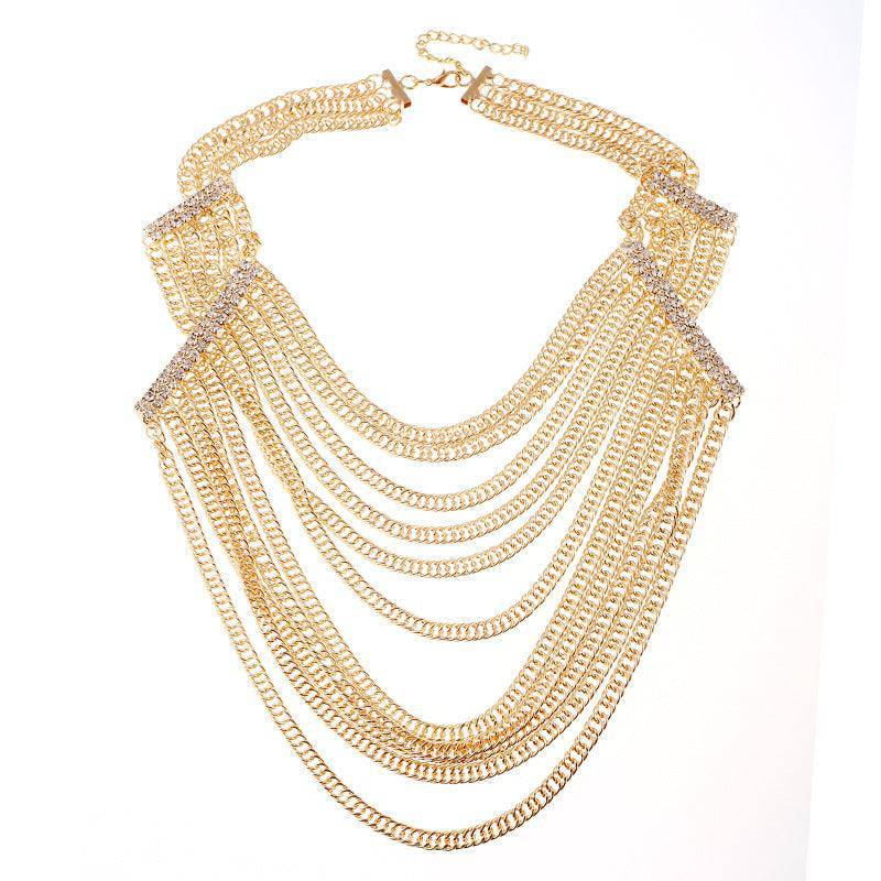 Tamera Exaggerated Chain Necklace - Hot fashionista