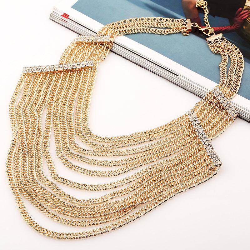 Tamera Exaggerated Chain Necklace - Hot fashionista