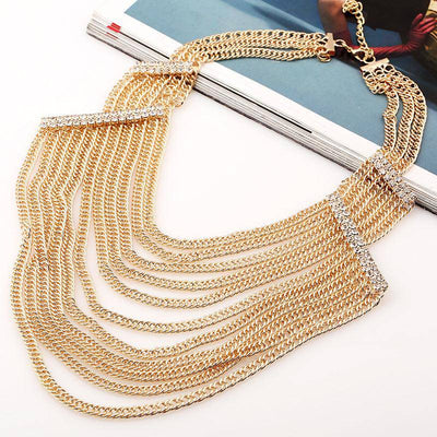 Tamera Exaggerated Chain Necklace