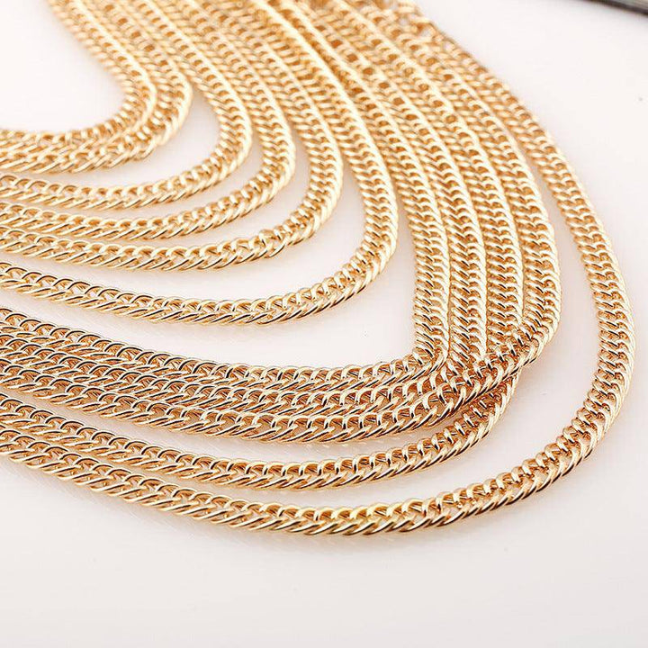 Tamera Exaggerated Chain Necklace - Hot fashionista