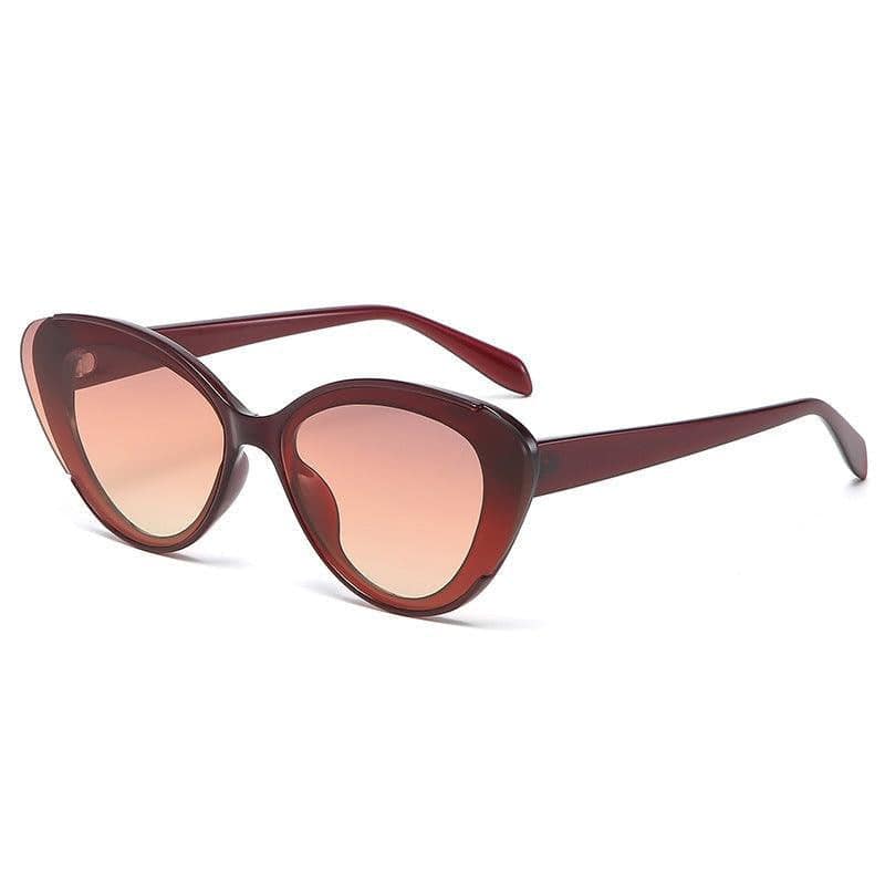 Jessamine Cat Eye Striped Sunglasses