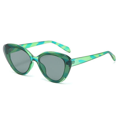 Jessamine Cat Eye Striped Sunglasses